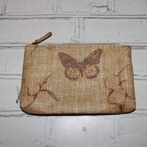 🦋 Zipper Coin Purse · 7" x 5" A sweet, nature‑inspired coin purse